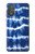 W3671 Blue Tie Dye Funda Carcasa Case y Caso Del Tirón Funda para Motorola Moto G Power 2022, G Play 2023