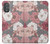 W3716 Rose Floral Pattern Funda Carcasa Case y Caso Del Tirón Funda para Motorola Moto G Power 2022, G Play 2023