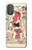 W3820 Vintage Cowgirl Fashion Paper Doll Funda Carcasa Case y Caso Del Tirón Funda para Motorola Moto G Power 2022, G Play 2023