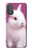 W3870 Cute Baby Bunny Funda Carcasa Case y Caso Del Tirón Funda para Motorola Moto G Power 2022, G Play 2023