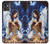 W0147 Grim Wolf Indian Girl Funda Carcasa Case y Caso Del Tirón Funda para Motorola Moto G32