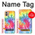 W1697 Tie Dye Colorful Graphic Printed Funda Carcasa Case y Caso Del Tirón Funda para Motorola Moto G32