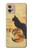 W3229 Vintage Cat Poster Funda Carcasa Case y Caso Del Tirón Funda para Motorola Moto G32