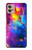 W3371 Nebula Sky Funda Carcasa Case y Caso Del Tirón Funda para Motorola Moto G32