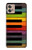 W3451 Colorful Piano Funda Carcasa Case y Caso Del Tirón Funda para Motorola Moto G32
