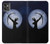 W3489 Indian Hunter Moon Funda Carcasa Case y Caso Del Tirón Funda para Motorola Moto G32