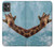 W3680 Cute Smile Giraffe Funda Carcasa Case y Caso Del Tirón Funda para Motorola Moto G32