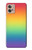 W3698 LGBT Gradient Pride Flag Funda Carcasa Case y Caso Del Tirón Funda para Motorola Moto G32