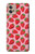 W3719 Strawberry Pattern Funda Carcasa Case y Caso Del Tirón Funda para Motorola Moto G32