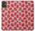 W3719 Strawberry Pattern Funda Carcasa Case y Caso Del Tirón Funda para Motorola Moto G32