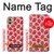 W3719 Strawberry Pattern Funda Carcasa Case y Caso Del Tirón Funda para Motorola Moto G32