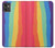 W3799 Cute Vertical Watercolor Rainbow Funda Carcasa Case y Caso Del Tirón Funda para Motorola Moto G32