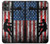 W3803 Electrician Lineman American Flag Funda Carcasa Case y Caso Del Tirón Funda para Motorola Moto G32