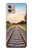 W3866 Railway Straight Train Track Funda Carcasa Case y Caso Del Tirón Funda para Motorola Moto G32