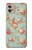 W3910 Vintage Rose Funda Carcasa Case y Caso Del Tirón Funda para Motorola Moto G32