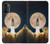 W3859 Bitcoin to the Moon Funda Carcasa Case y Caso Del Tirón Funda para Motorola Moto G52, G82 5G