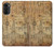 W3868 Aircraft Blueprint Old Paper Funda Carcasa Case y Caso Del Tirón Funda para Motorola Moto G52, G82 5G