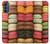 W0080 Macarons Funda Carcasa Case y Caso Del Tirón Funda para Motorola Moto G62 5G