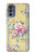 W2229 Vintage Flowers Funda Carcasa Case y Caso Del Tirón Funda para Motorola Moto G62 5G