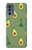 W3285 Avocado Fruit Pattern Funda Carcasa Case y Caso Del Tirón Funda para Motorola Moto G62 5G