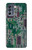 W3519 Electronics Circuit Board Graphic Funda Carcasa Case y Caso Del Tirón Funda para Motorola Moto G62 5G