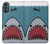 W3825 Cartoon Shark Sea Diving Funda Carcasa Case y Caso Del Tirón Funda para Motorola Moto G62 5G