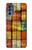 W3861 Colorful Container Block Funda Carcasa Case y Caso Del Tirón Funda para Motorola Moto G62 5G