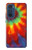 W2985 Colorful Tie Dye Texture Funda Carcasa Case y Caso Del Tirón Funda para Motorola Edge 30