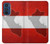 W3018 Peru Flag Funda Carcasa Case y Caso Del Tirón Funda para Motorola Edge 30