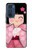 W3042 Japan Girl Hina Doll Kimono Sakura Funda Carcasa Case y Caso Del Tirón Funda para Motorola Edge 30
