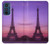W3447 Eiffel Paris Sunset Funda Carcasa Case y Caso Del Tirón Funda para Motorola Edge 30