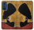 W3453 African Queen Nefertiti Silhouette Funda Carcasa Case y Caso Del Tirón Funda para Motorola Edge 30