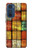 W3861 Colorful Container Block Funda Carcasa Case y Caso Del Tirón Funda para Motorola Edge 30