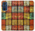 W3861 Colorful Container Block Funda Carcasa Case y Caso Del Tirón Funda para Motorola Edge 30