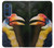 W3876 Colorful Hornbill Funda Carcasa Case y Caso Del Tirón Funda para Motorola Edge 30