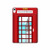 W2059 England British Telephone Box Minimalist Funda Carcasa Case para iPad 10.9 (2022)