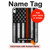 W3472 Firefighter Thin Red Line Flag Funda Carcasa Case para iPad 10.9 (2022)