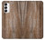 W0599 Wood Graphic Printed Funda Carcasa Case y Caso Del Tirón Funda para Samsung Galaxy S23