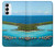 W0844 Bora Bora Island Funda Carcasa Case y Caso Del Tirón Funda para Samsung Galaxy S23