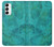 W3147 Aqua Marble Stone Funda Carcasa Case y Caso Del Tirón Funda para Samsung Galaxy S23