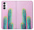 W3673 Cactus Funda Carcasa Case y Caso Del Tirón Funda para Samsung Galaxy S23