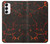 W3696 Lava Magma Funda Carcasa Case y Caso Del Tirón Funda para Samsung Galaxy S23