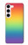 W3698 LGBT Gradient Pride Flag Funda Carcasa Case y Caso Del Tirón Funda para Samsung Galaxy S23