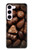 W3840 Dark Chocolate Milk Chocolate Lovers Funda Carcasa Case y Caso Del Tirón Funda para Samsung Galaxy S23