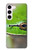 W3845 Green frog Funda Carcasa Case y Caso Del Tirón Funda para Samsung Galaxy S23