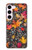 W3889 Maple Leaf Funda Carcasa Case y Caso Del Tirón Funda para Samsung Galaxy S23