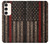 W3804 Fire Fighter Metal Red Line Flag Graphic Funda Carcasa Case y Caso Del Tirón Funda para Samsung Galaxy S23 Plus