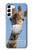 W3806 Funny Giraffe Funda Carcasa Case y Caso Del Tirón Funda para Samsung Galaxy S23 Plus