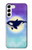 W3807 Killer Whale Orca Moon Pastel Fantasy Funda Carcasa Case y Caso Del Tirón Funda para Samsung Galaxy S23 Plus