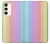 W3849 Colorful Vertical Colors Funda Carcasa Case y Caso Del Tirón Funda para Samsung Galaxy S23 Plus